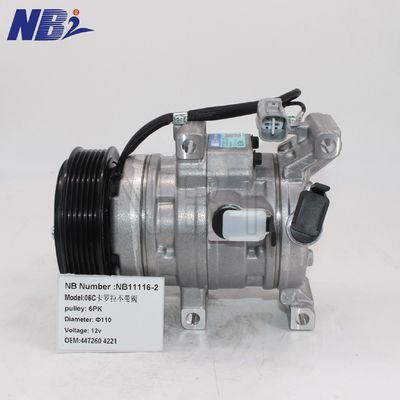 Harga yang bagus OEM baru 883101A751/447260 4221 12V AC Compressor untuk Toyota untuk Corolla L4 1.8 8KG Auto Car Fits Infiniti FAW Dipakai Mitsubishi on line