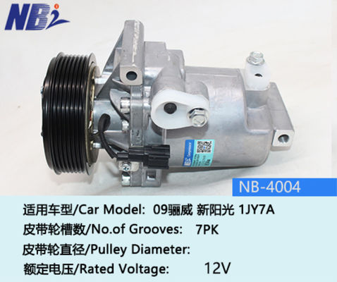 Harga yang bagus 10S11 12V 7PK 115mm Kompresor AC Otomotif 92600-1JY7A B926001JY7A Untuk Nissan TIIDA 1.6 09-11 on line