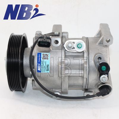 Harga yang bagus 97701-1R100 12V Auto Air Compressor DVE16 untuk Kia Rio Hyundai Accent 977011R100 977011W800 AC Aircon Compressor 6PK on line
