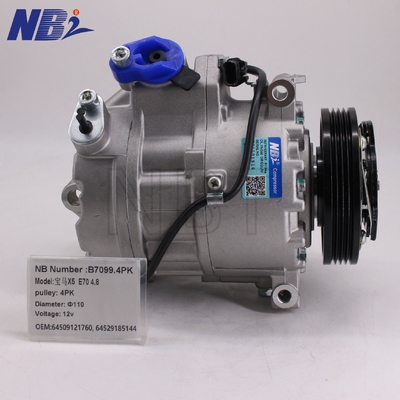 Harga yang bagus Untuk BMW X5 E70 4.8 New Pulley 4PK 110 Diameter 12V Tegangan OEM 64509121760,64529185144 Kompresor udara on line