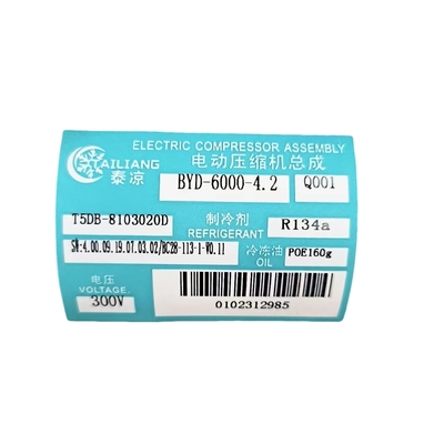 Harga yang bagus Untuk BYD-6000-4.2 T5DB-8103020D Kompresor Listrik AC Otomotif untuk BYD V3 EV Kompresor Kendaraan OE#T5DB8103020D on line