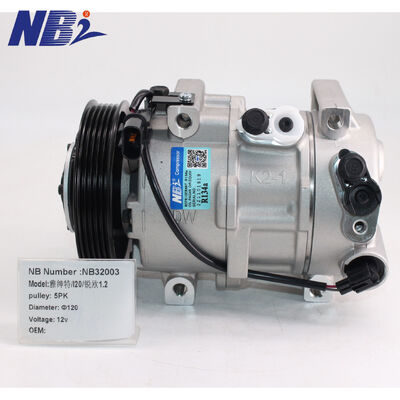 DVE12 Auto AC Compressor 12V 116MM untuk Hyundai Accent 2014 Kompresor AC baru 5PK 97701C7000